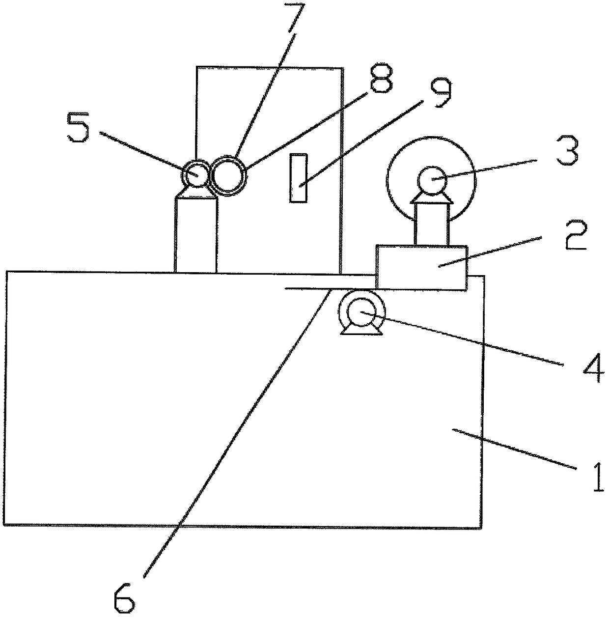 An automatic cutting device for server cabinet frame support rods