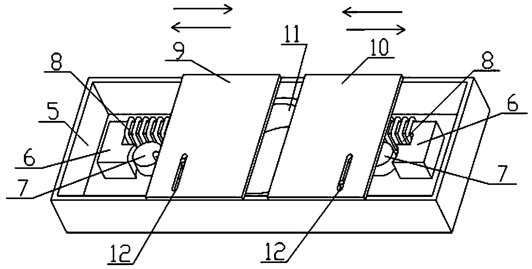 Focal plane shutter structure