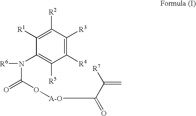 Phenyl isocyanate-based urethane acrylates, processes for producing and methods of using the same