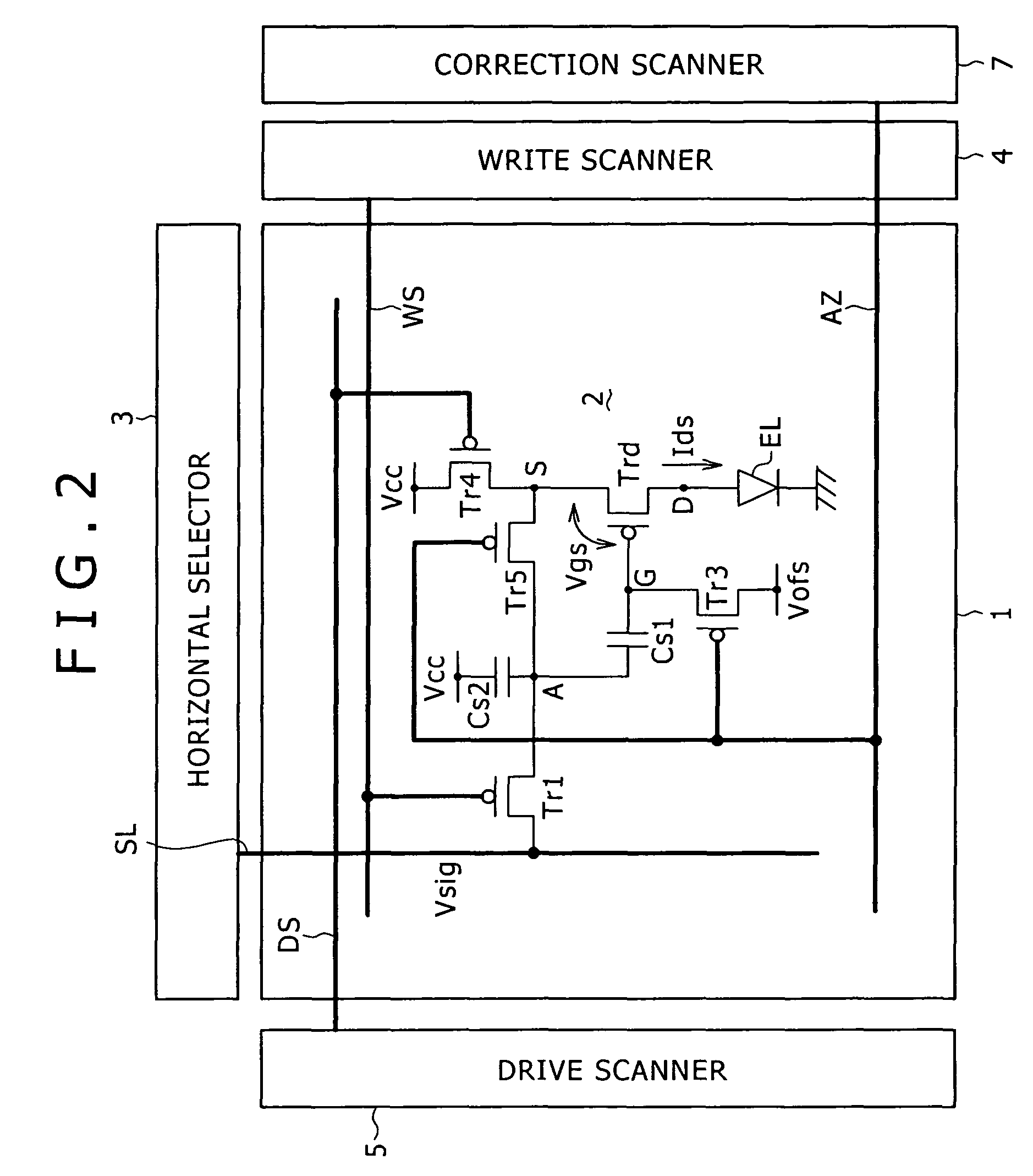 Pixel circuit, display and driving method thereof