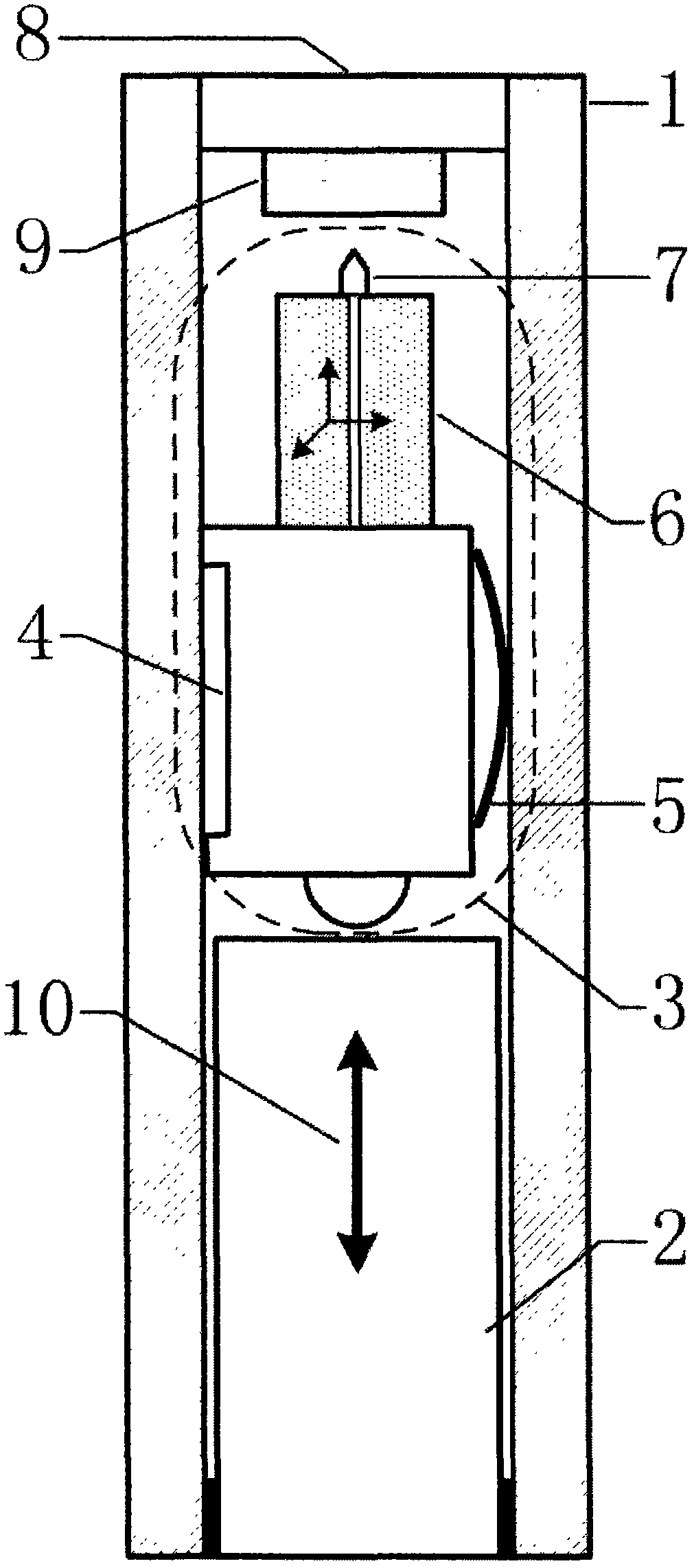 Circular-tube-shaped externally-insulated narrow-size lens body of scanning probe microscope