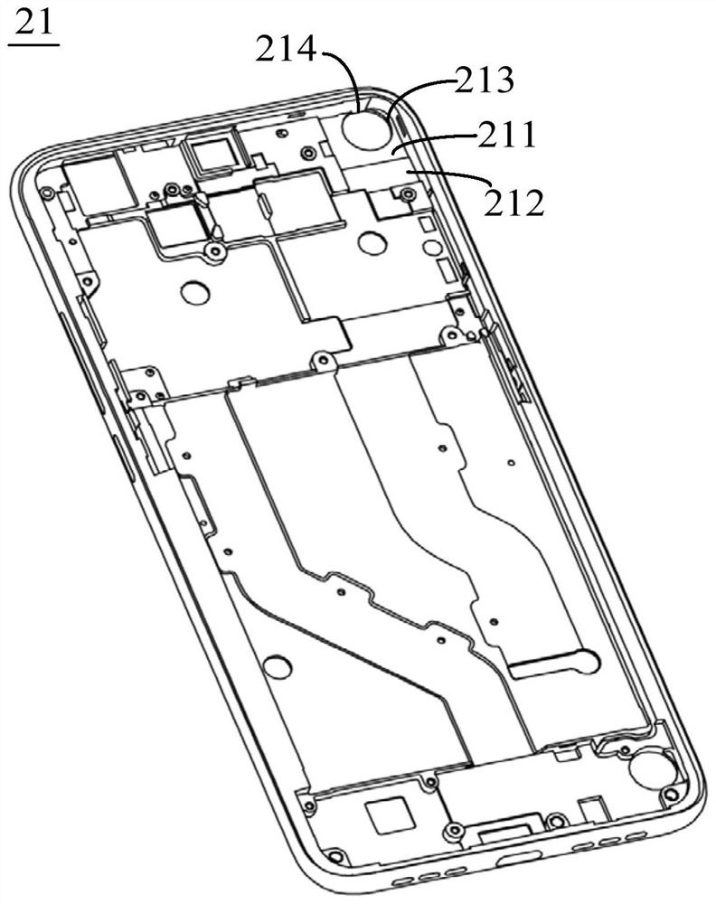 A front camera module and terminal thereof