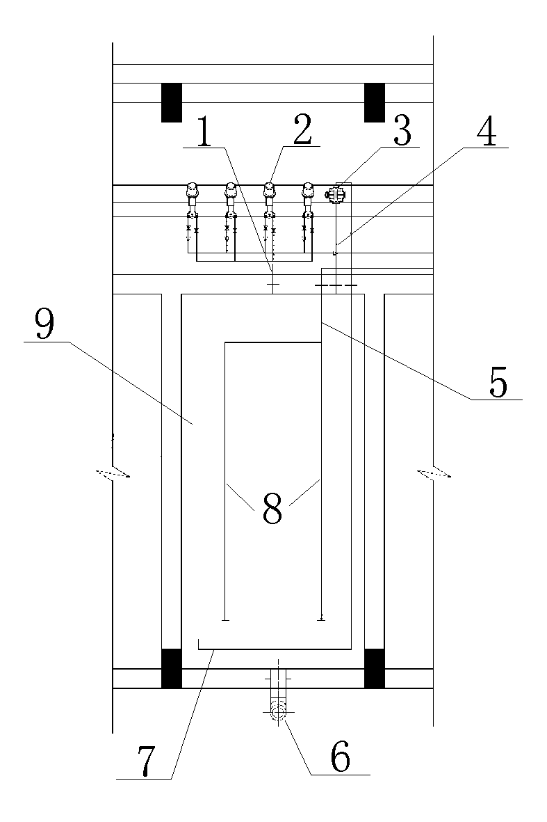 Medicament liquid-storage system and working method thereof