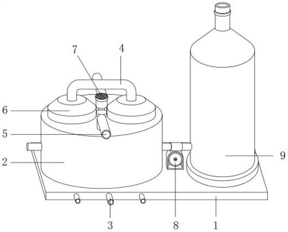 Industrial waste gas treatment and purification device