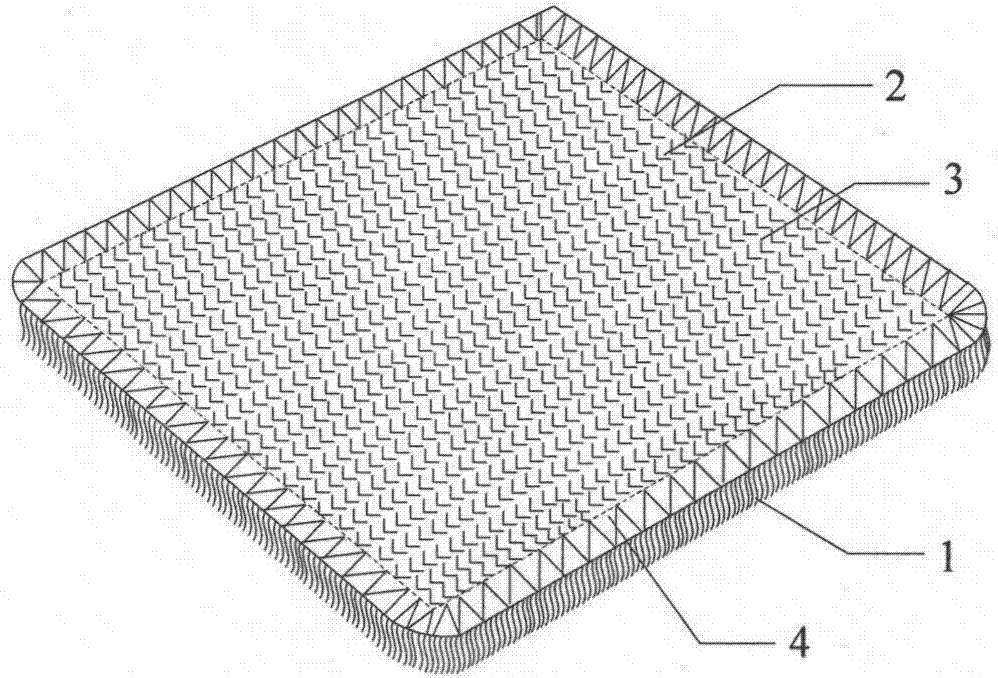 Textile-based wound debriding material and manufacturing method thereof
