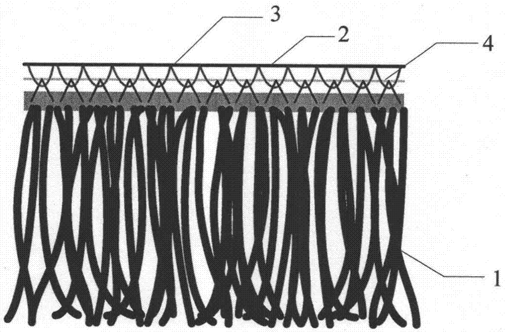 Textile-based wound debriding material and manufacturing method thereof