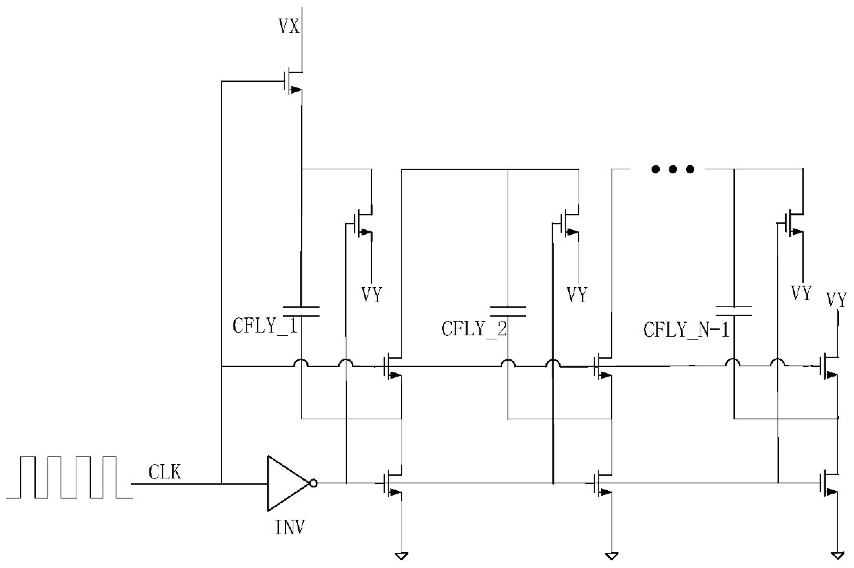High-conversion efficiency reconfigurable series-parallel switched capacitor voltage converter