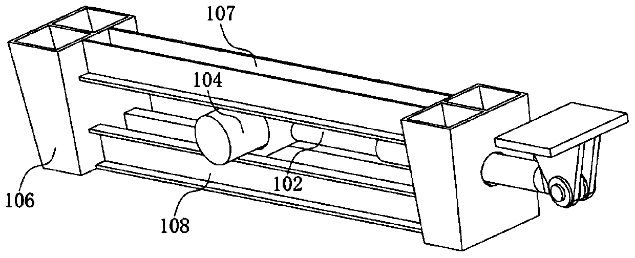 Belt tensioning device and belt conveyor of cantilever-type bucket-wheel stacker-reclaimer