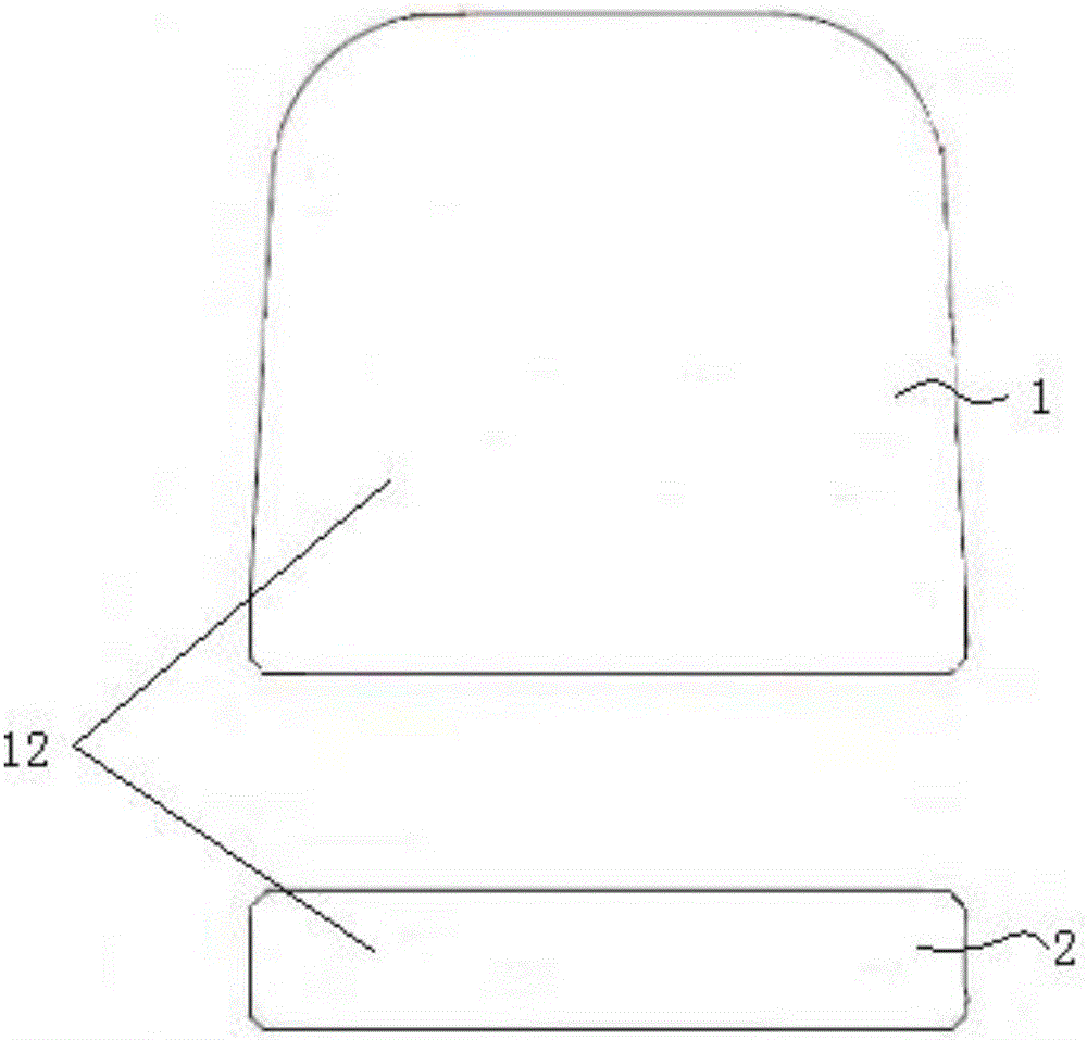 Large rounded angle U-shaped seamless chest circumference back hook