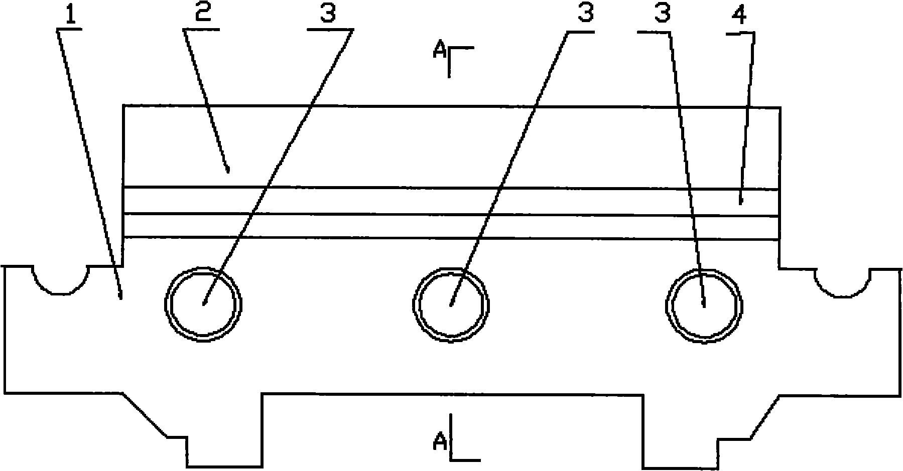 Novel oil stone base and honing bar structure of honing machine