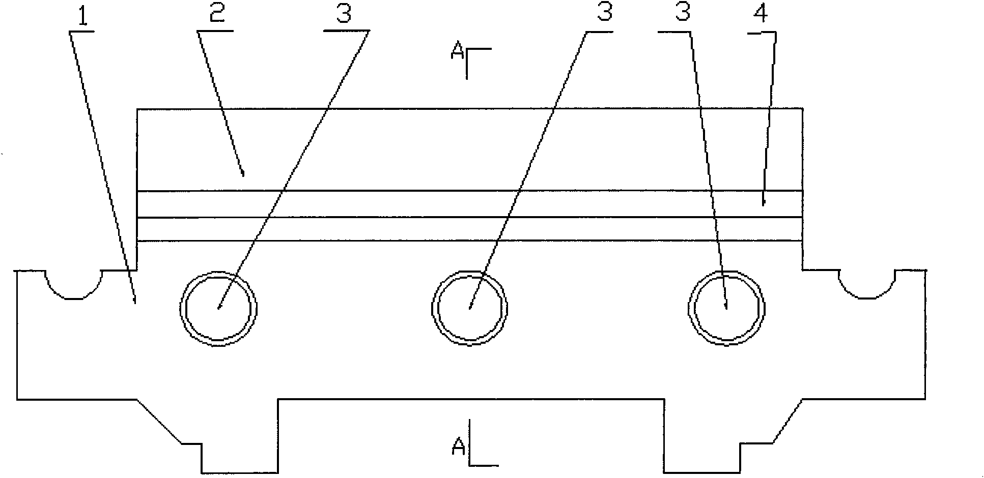 Novel oil stone base and honing bar structure of honing machine