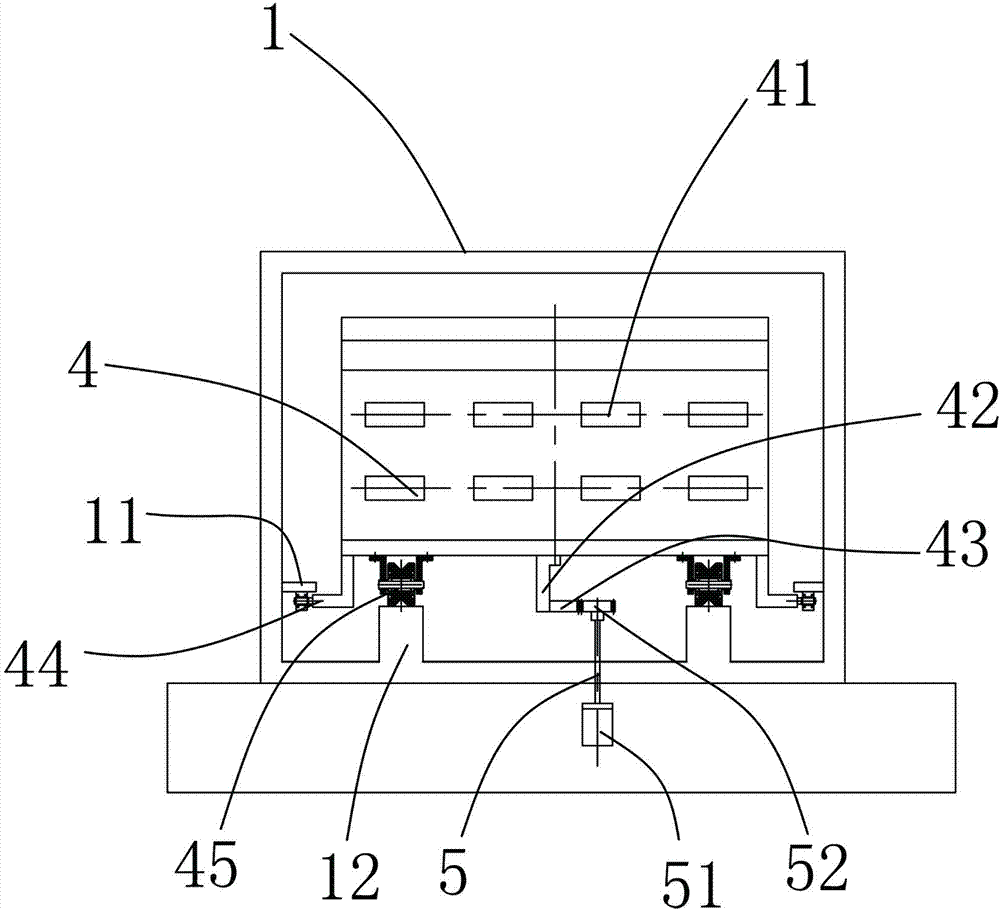 Tunnel baking line material conveying method and device