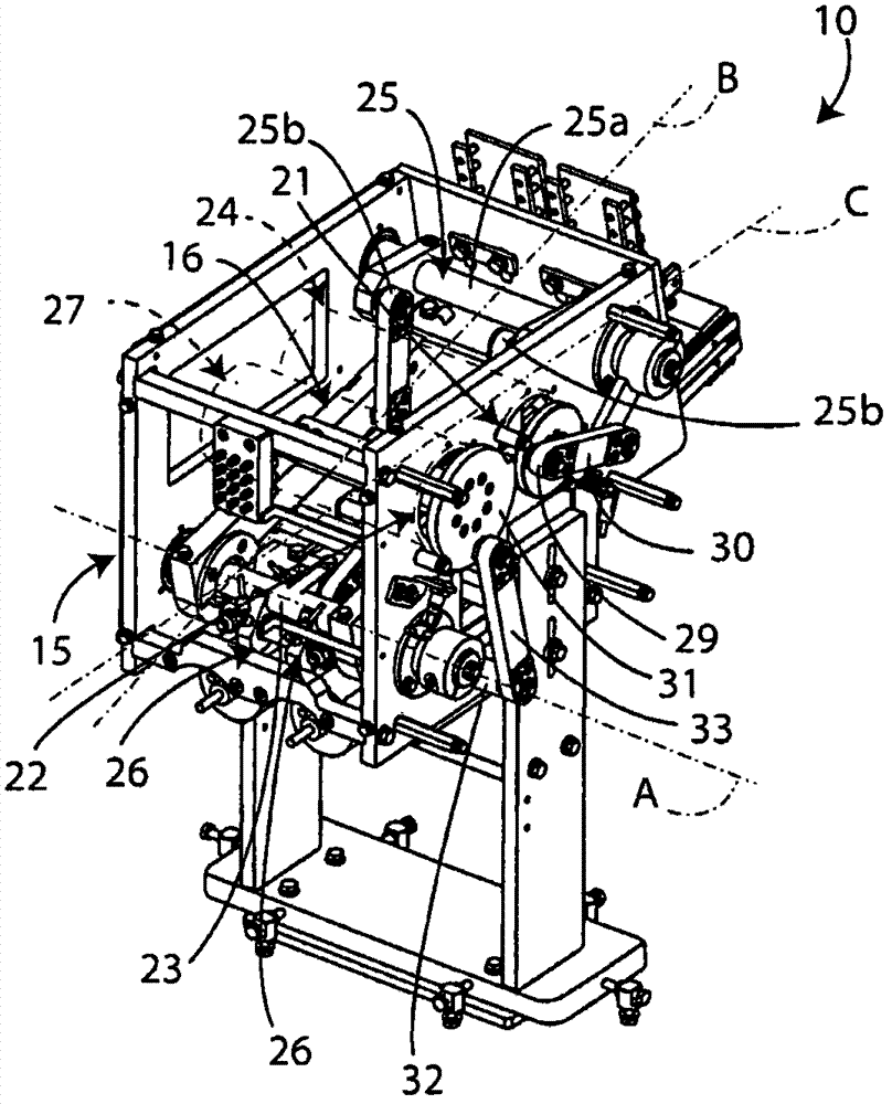 Apparatus for coupling container spout element to container