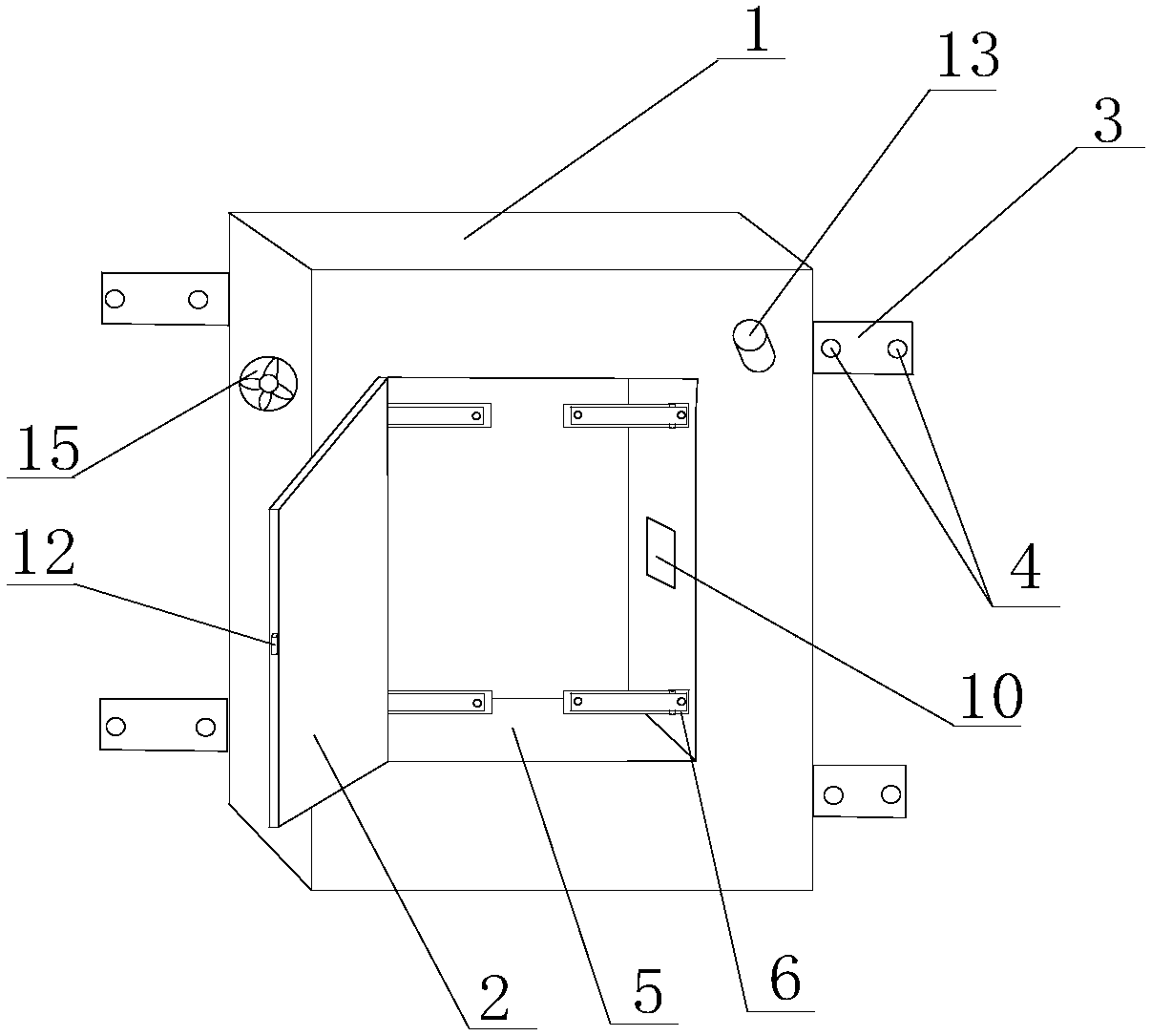 Wall hanging-type filter mounting device