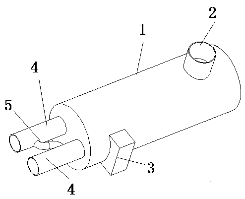 Expansion-ratio-variable silencing post-processor and vehicle using same