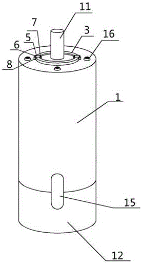 Vertical sewage treatment tank
