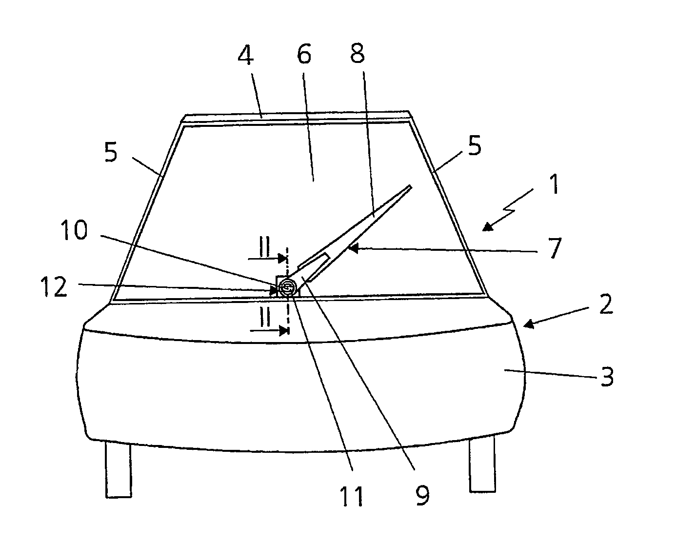 Device for monitoring the exterior of a motor vehicle