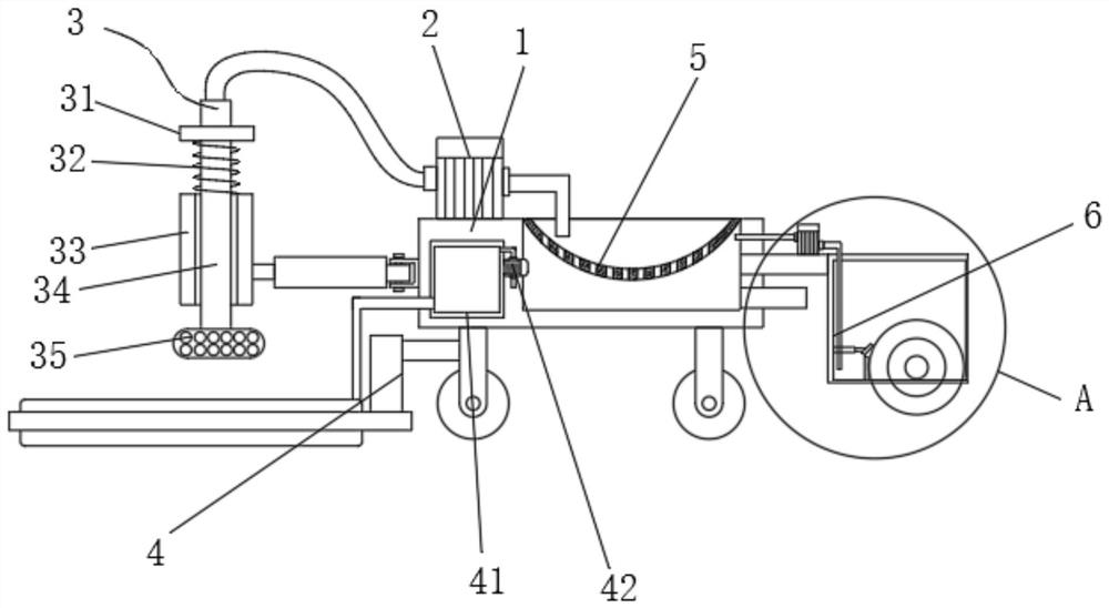 High-rise drainage device for building construction and using method thereof