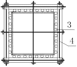 Adjustable frame column formwork back arris system