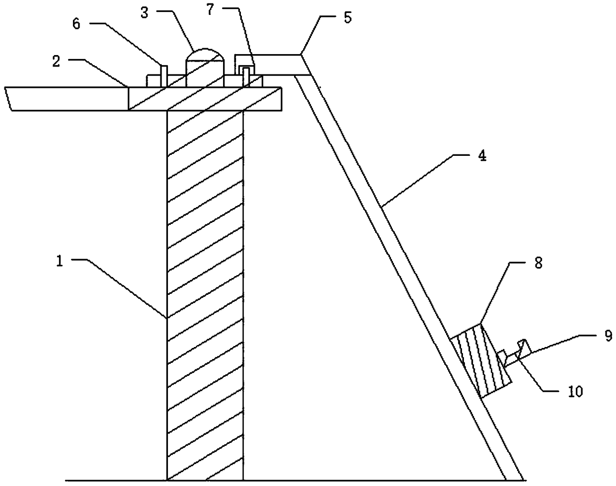 High-rise track replacement and maintenance frame for municipal administration