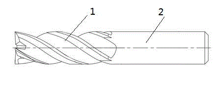 Spiral cut milling cutter with convex shoulder
