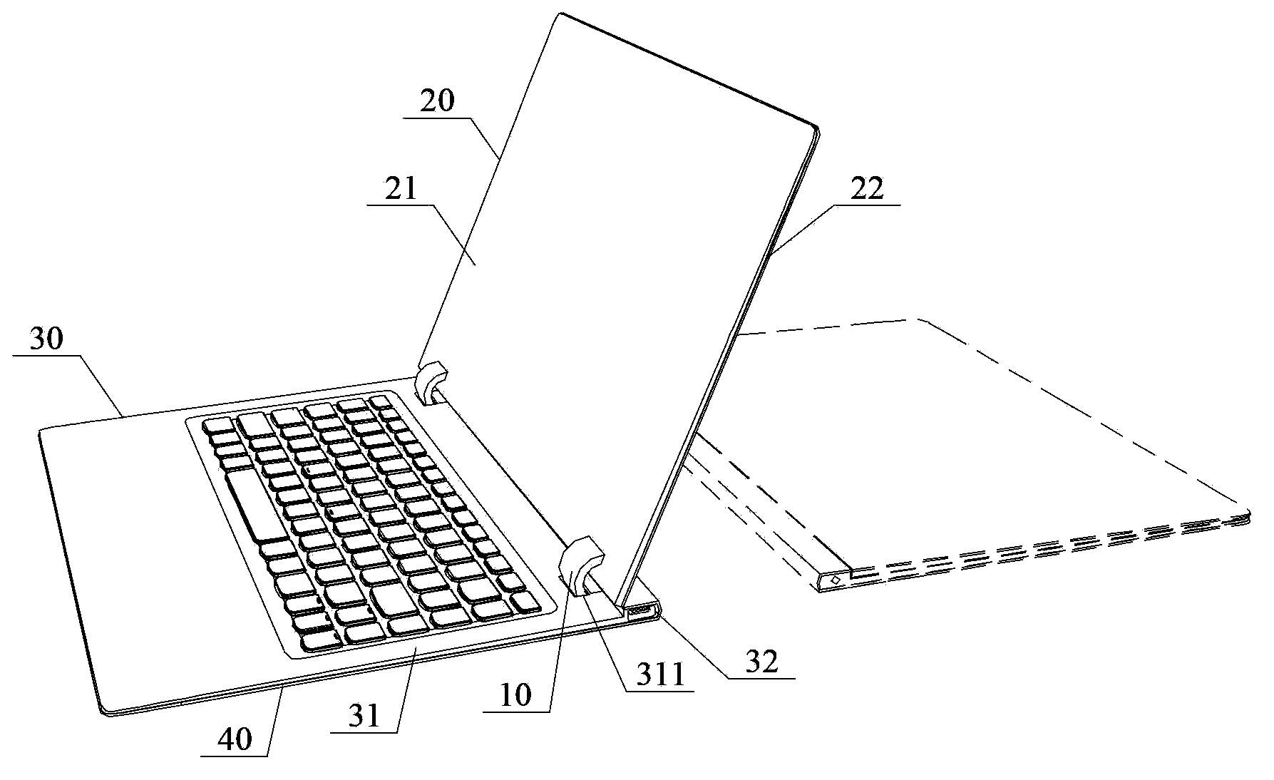 Electronic equipment and hinge for electronic equipment