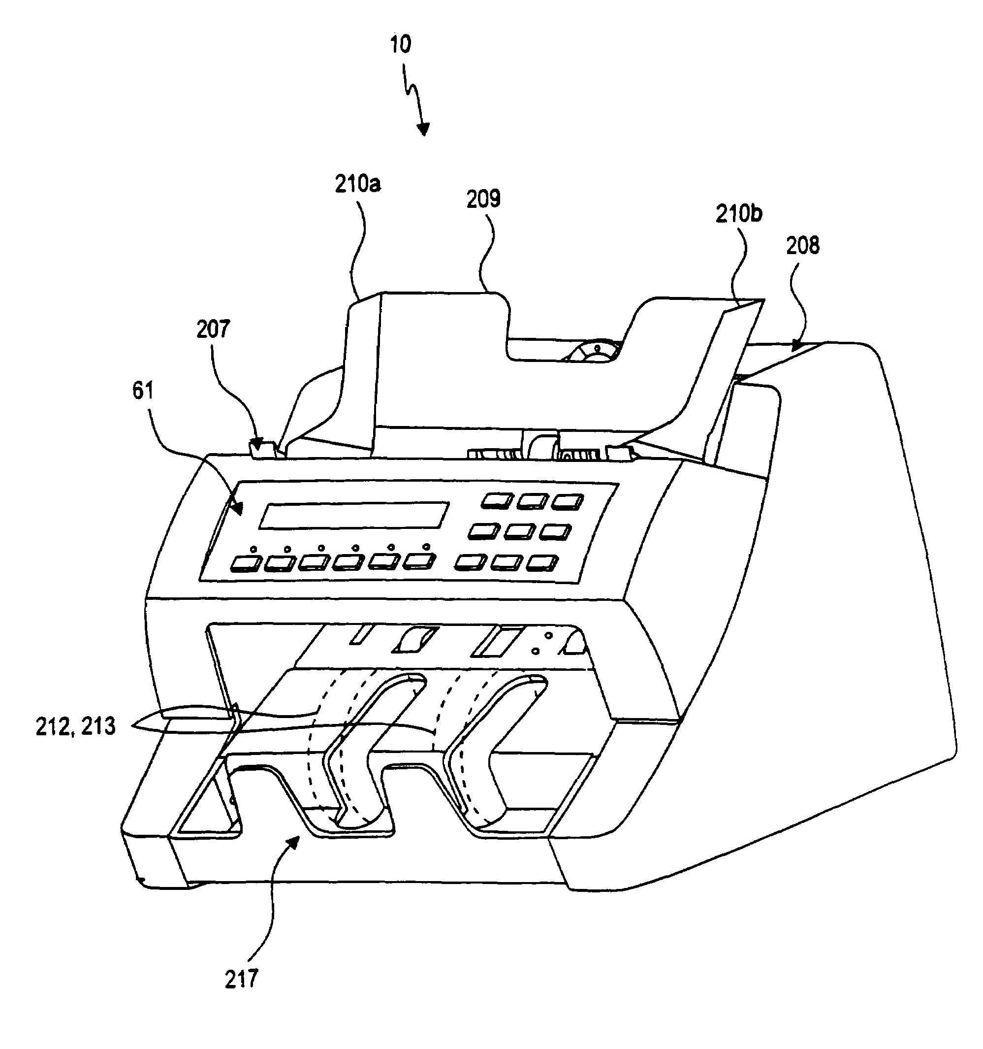Method and apparatus for discriminating and counting documents