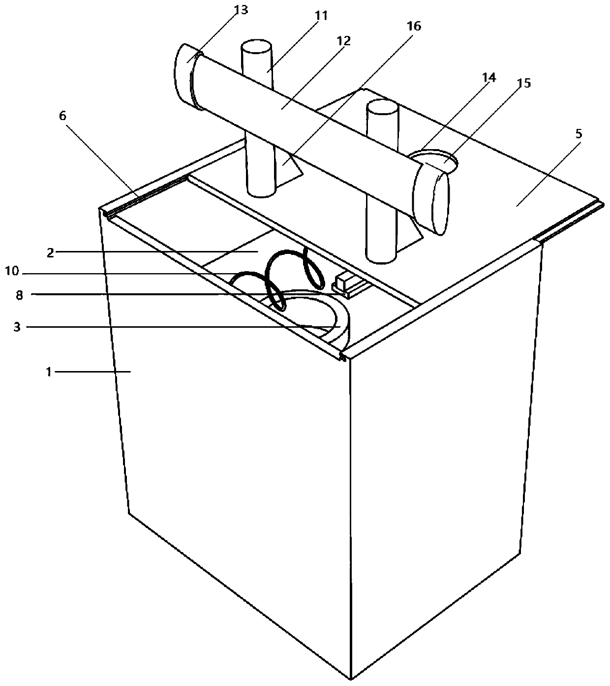 A road and bridge anti-collision protection device