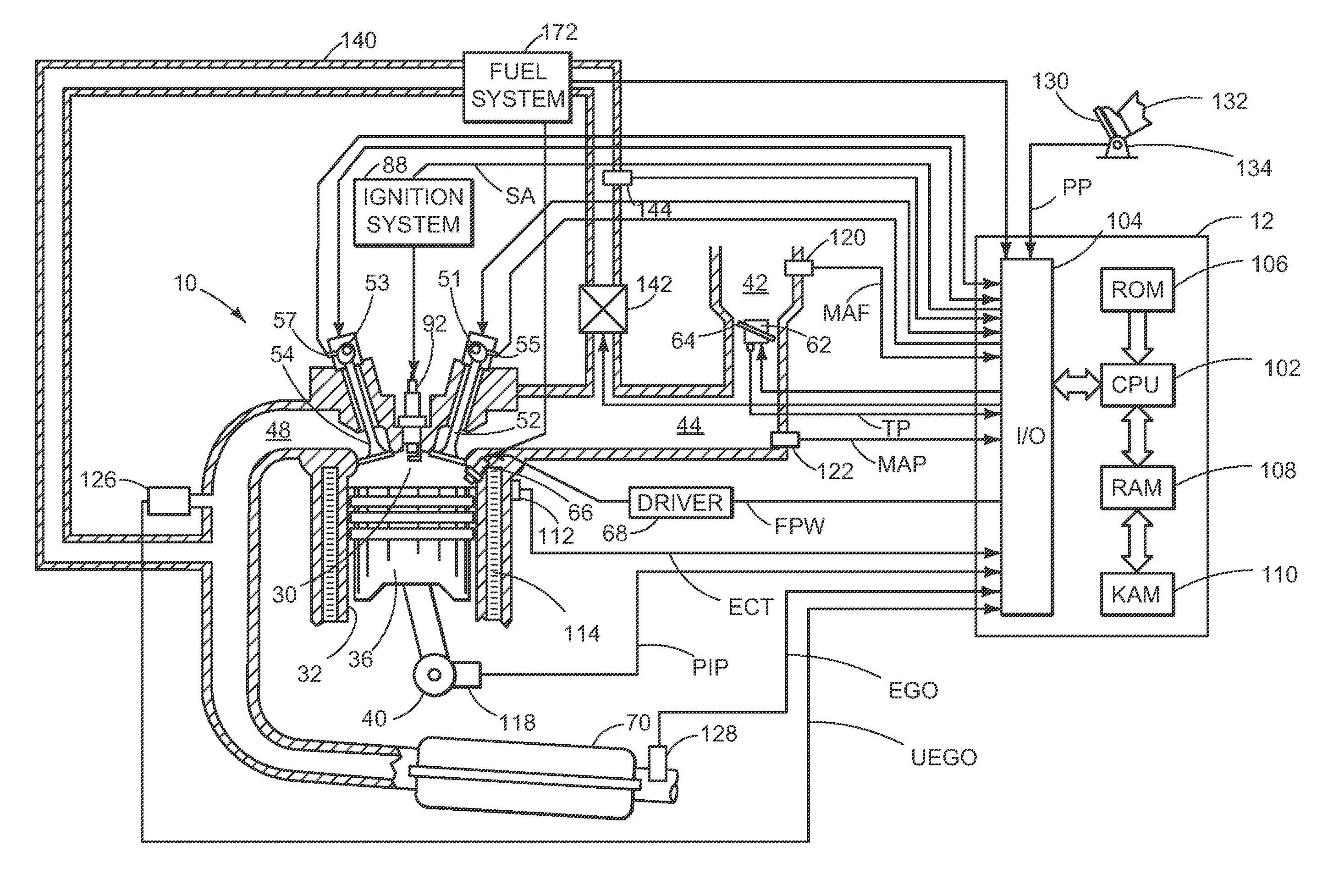 Multi-cylinder internal combustion engine and method for operating a multi-cylinder internal combustion engine