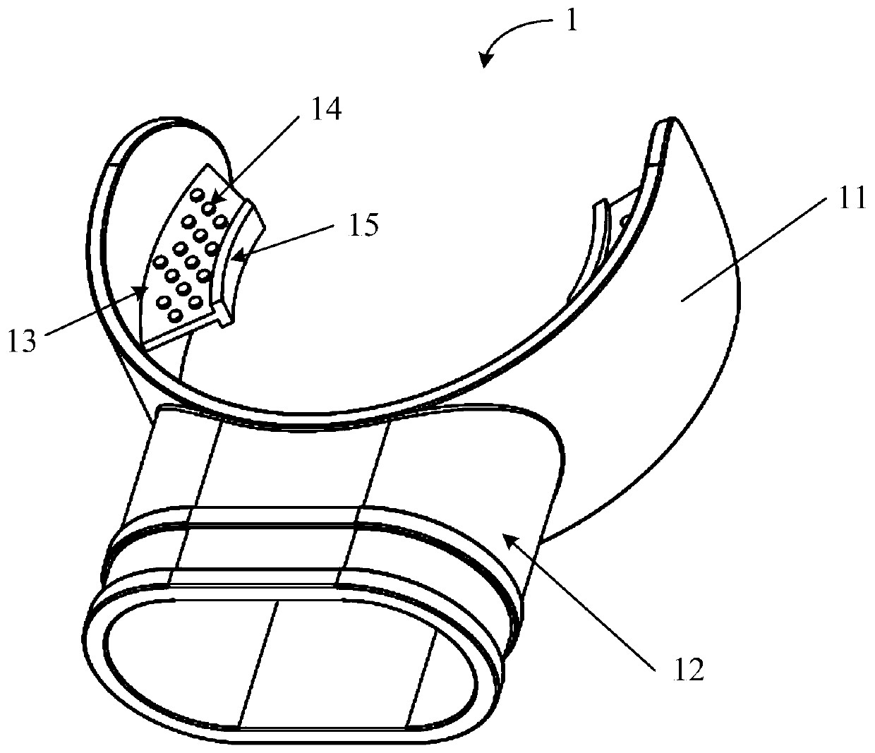 Patient breath-holding monitoring device and method applied to CT scanning