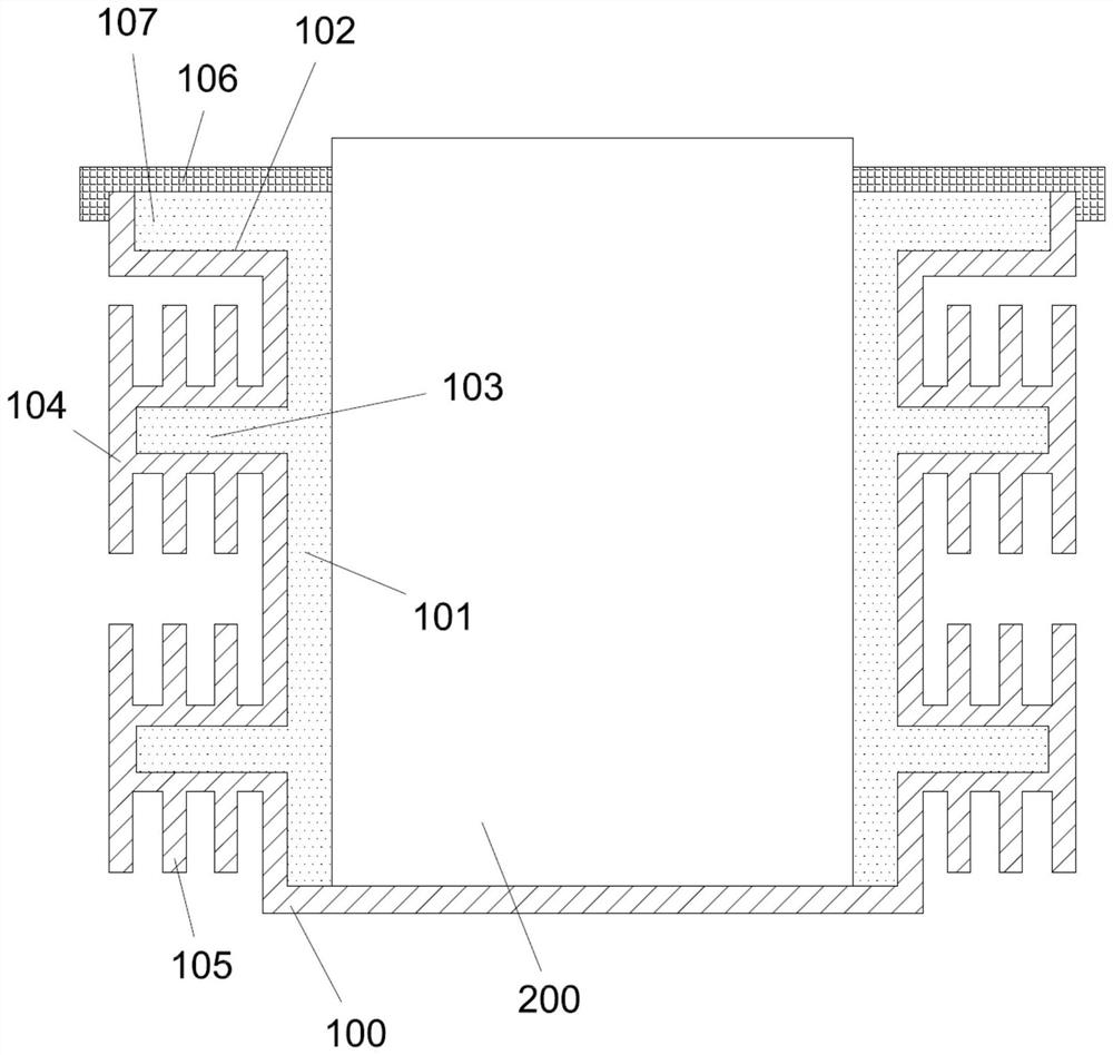 Novel transformer heat dissipation box