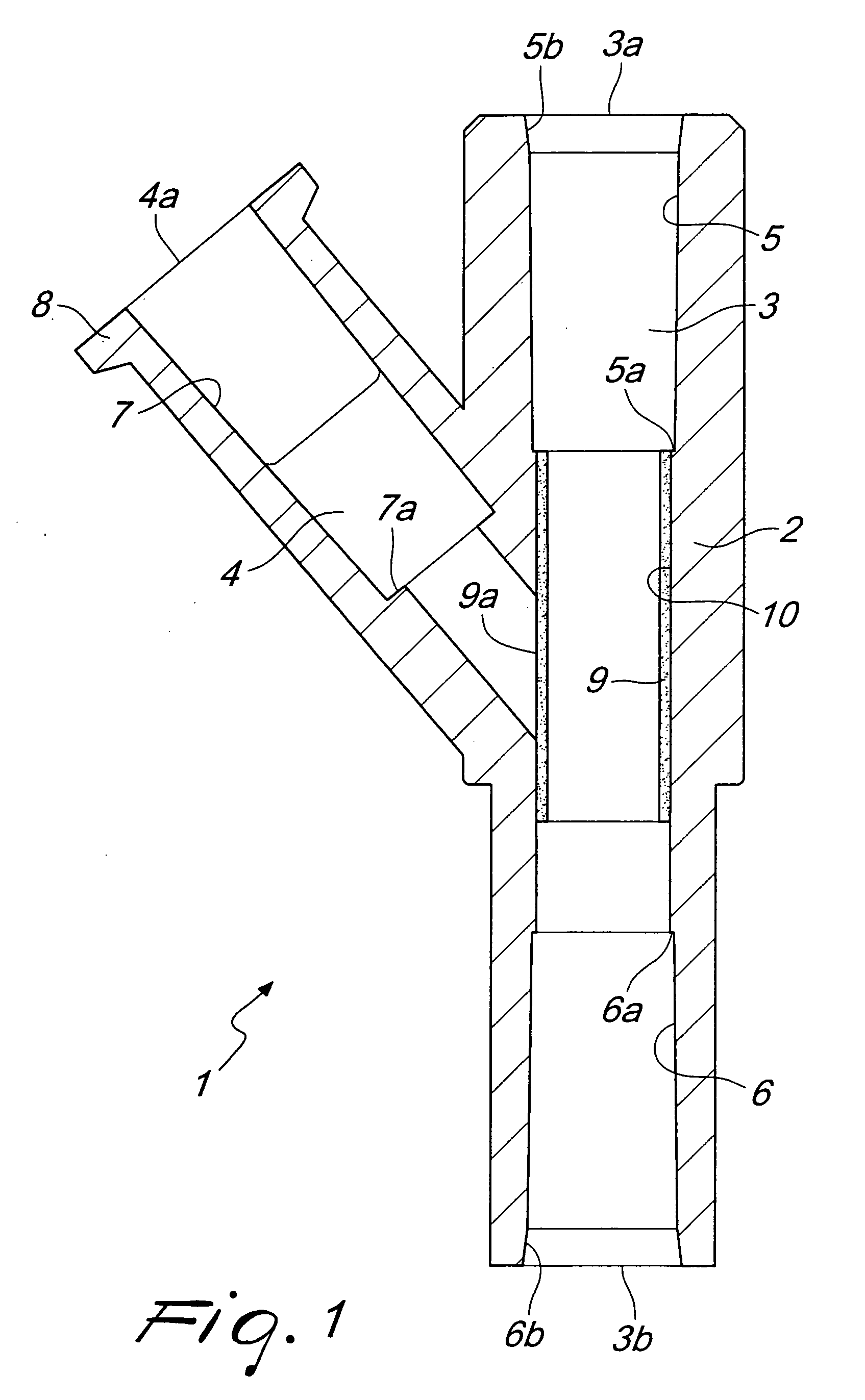 Biomedical line union device for administering pharmacological substances