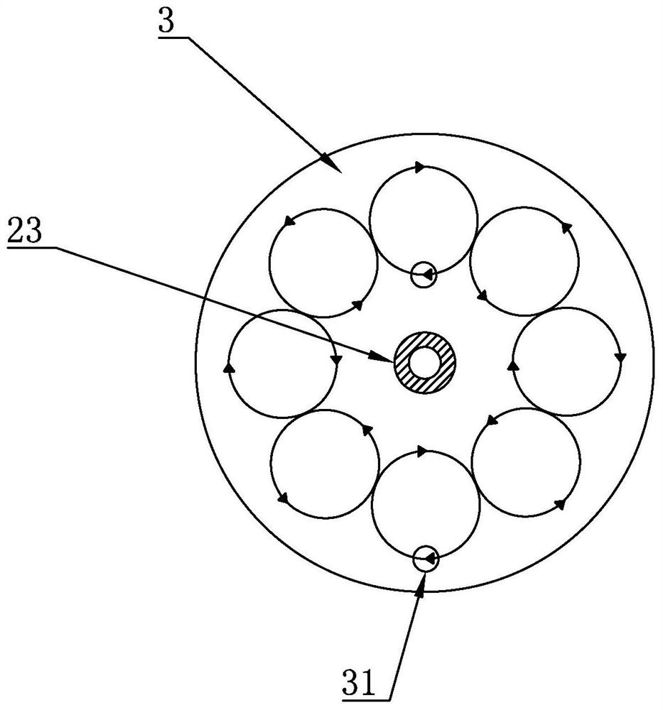 Preparation device and preparation method of auxetic composite yarn