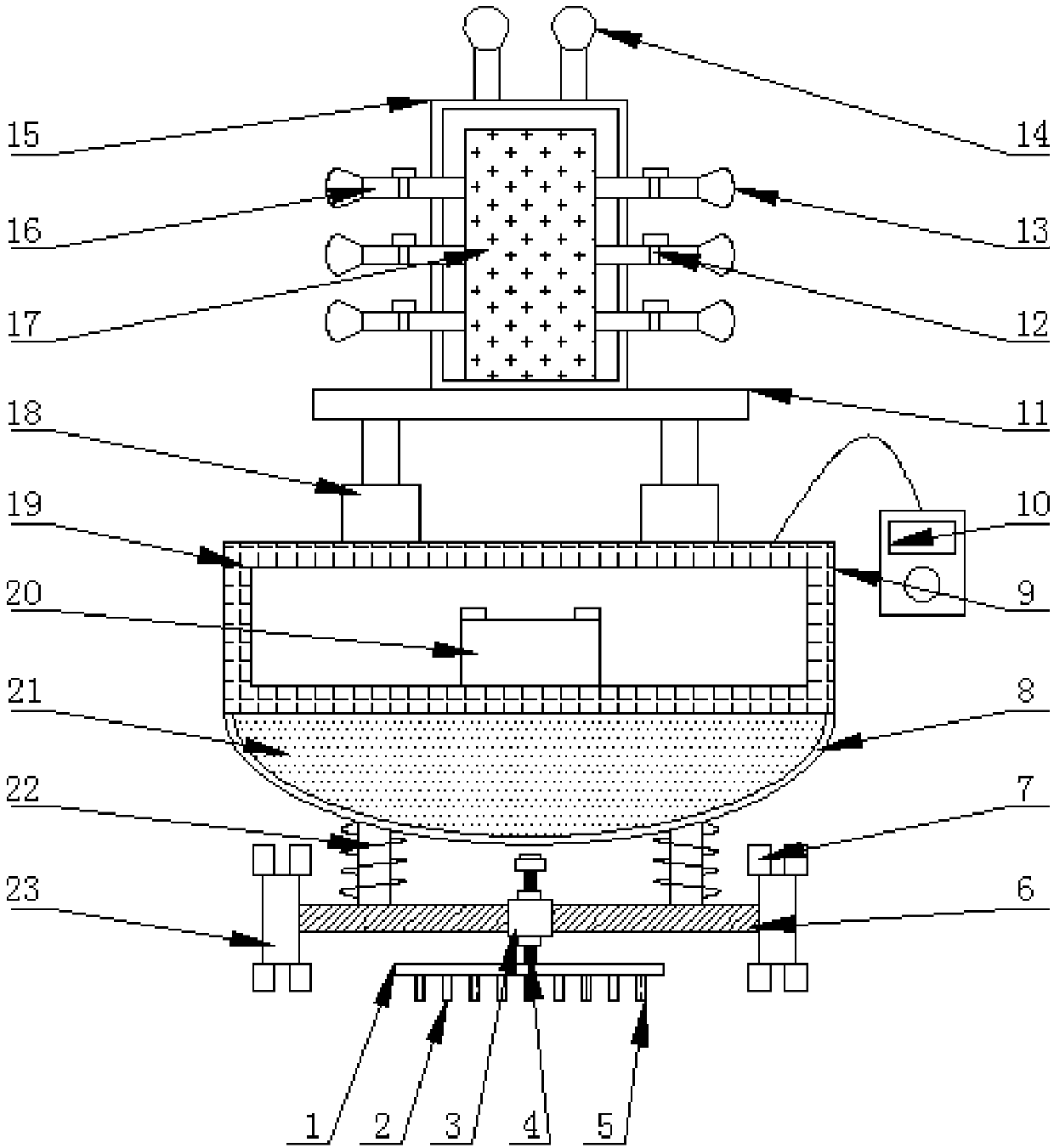 Agricultural robot with high stability and strong practicability