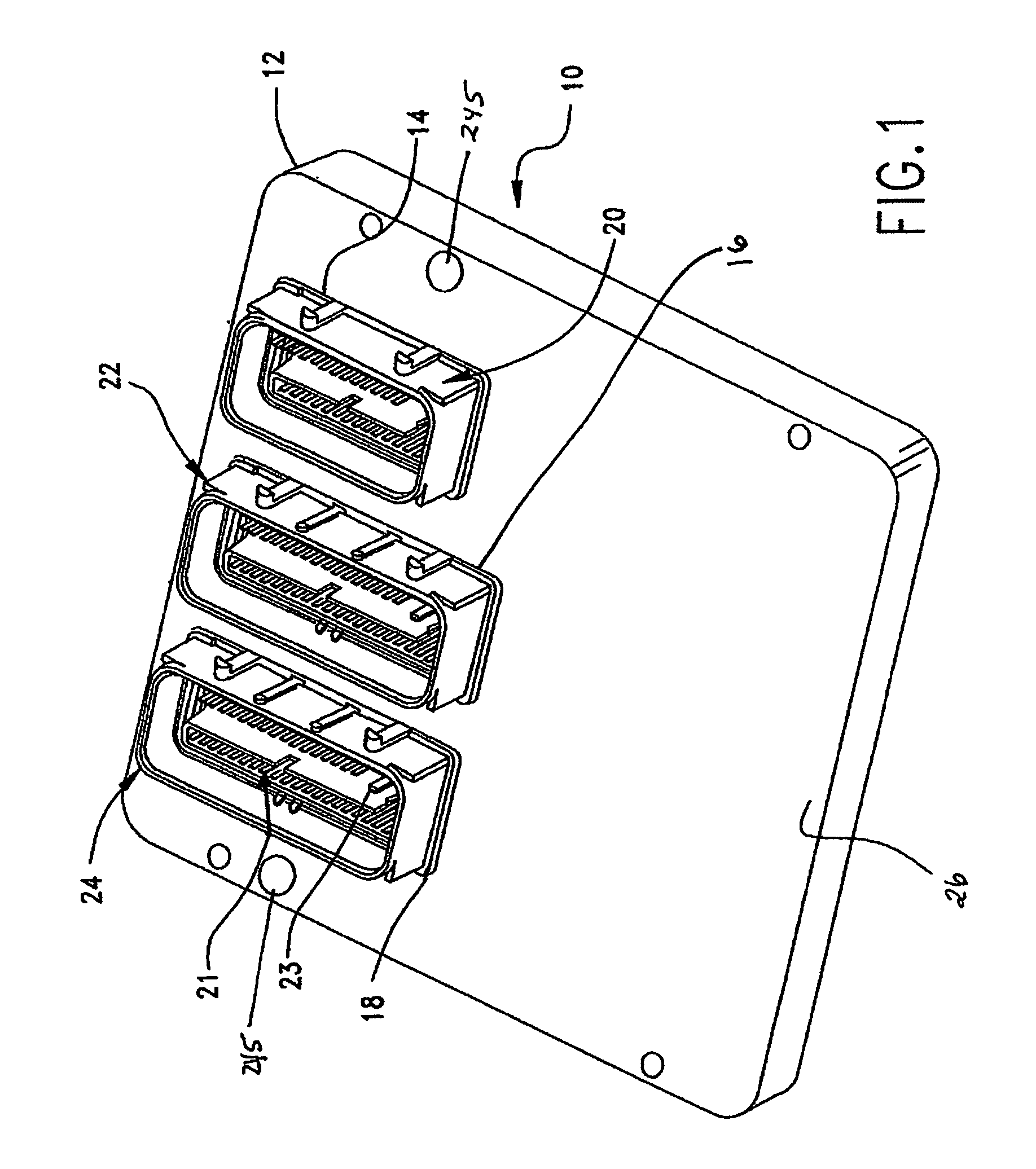 Compliant pin control module and method for making the same