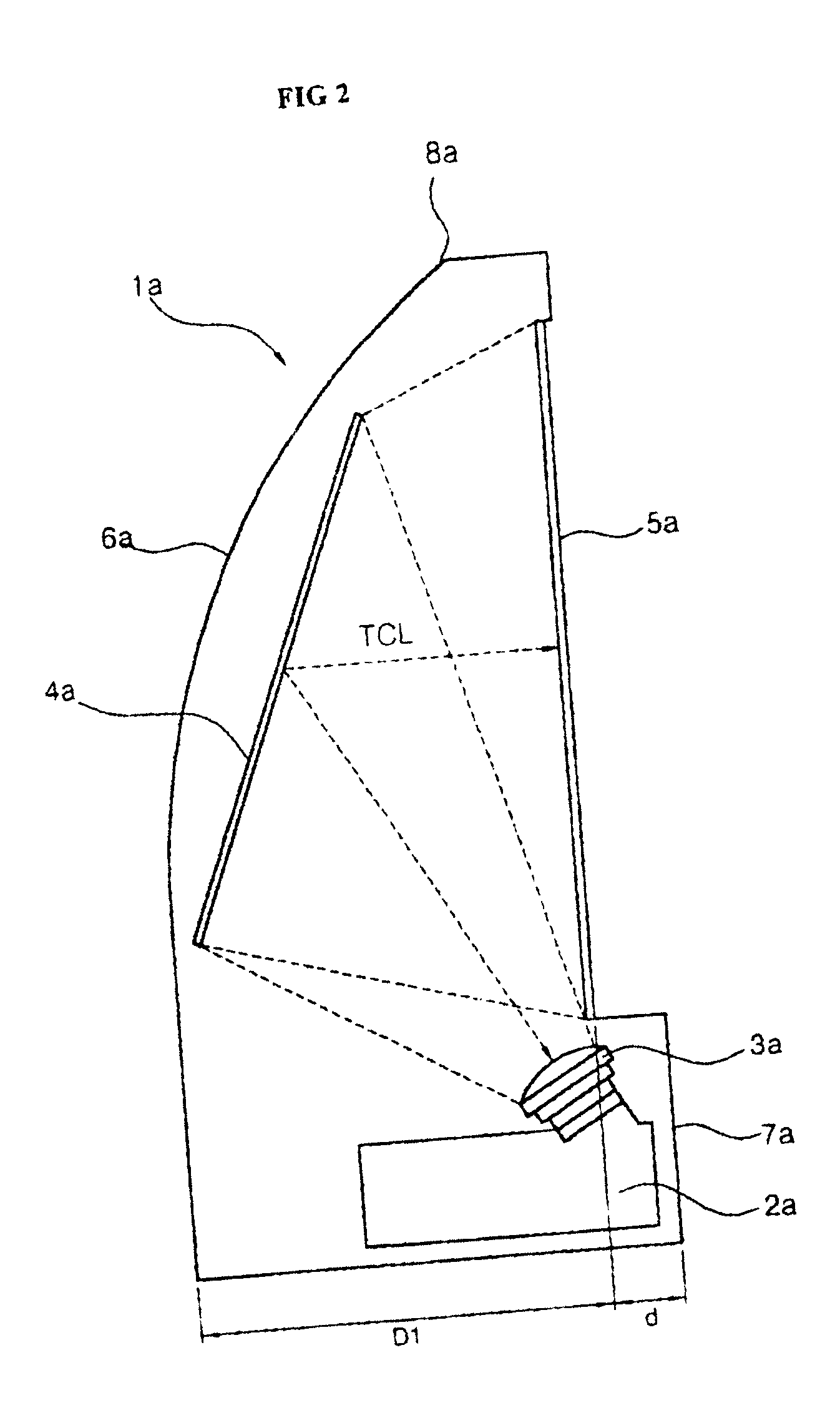 Device for projection display