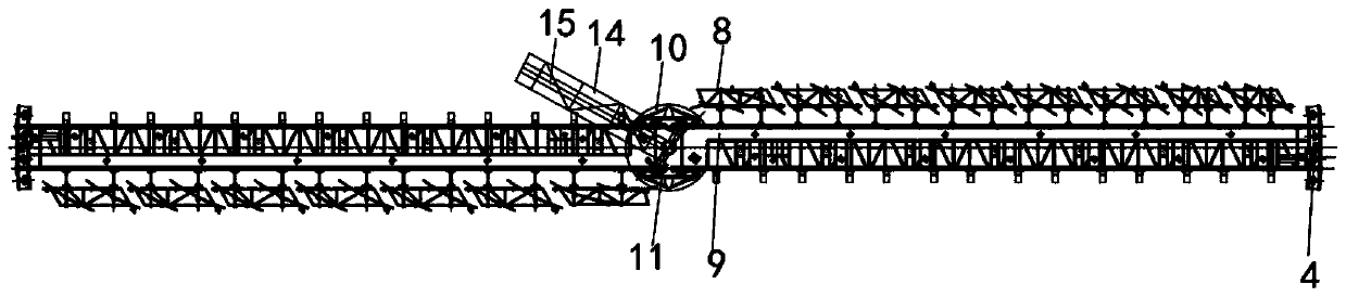 Large-diameter peripheral hydraulic dual-drive automatic sectional rake lifting thickener