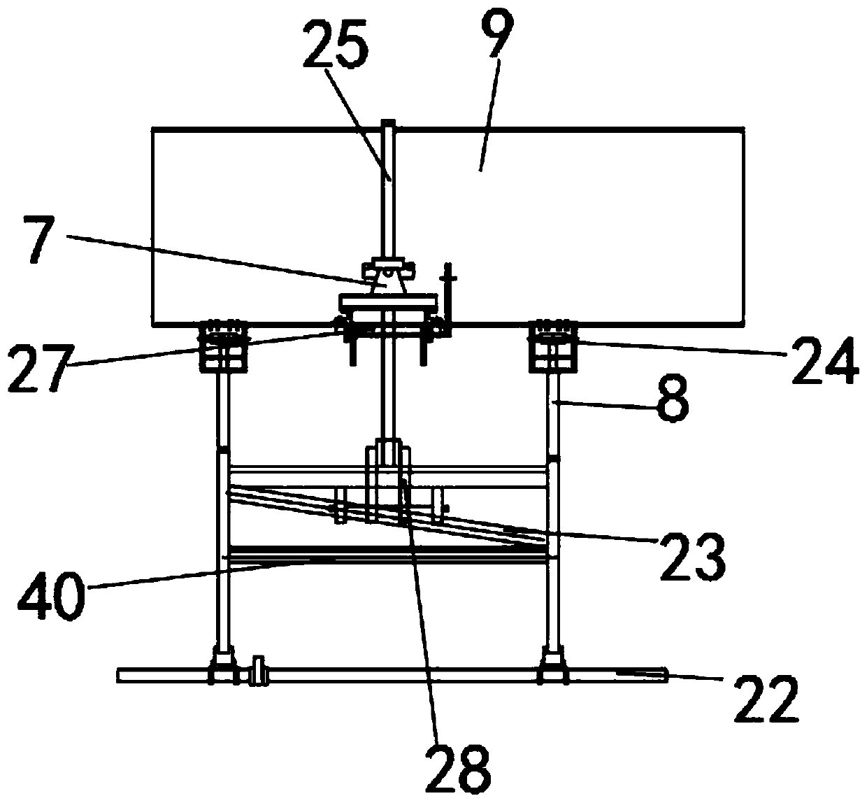 Large-diameter peripheral hydraulic dual-drive automatic sectional rake lifting thickener