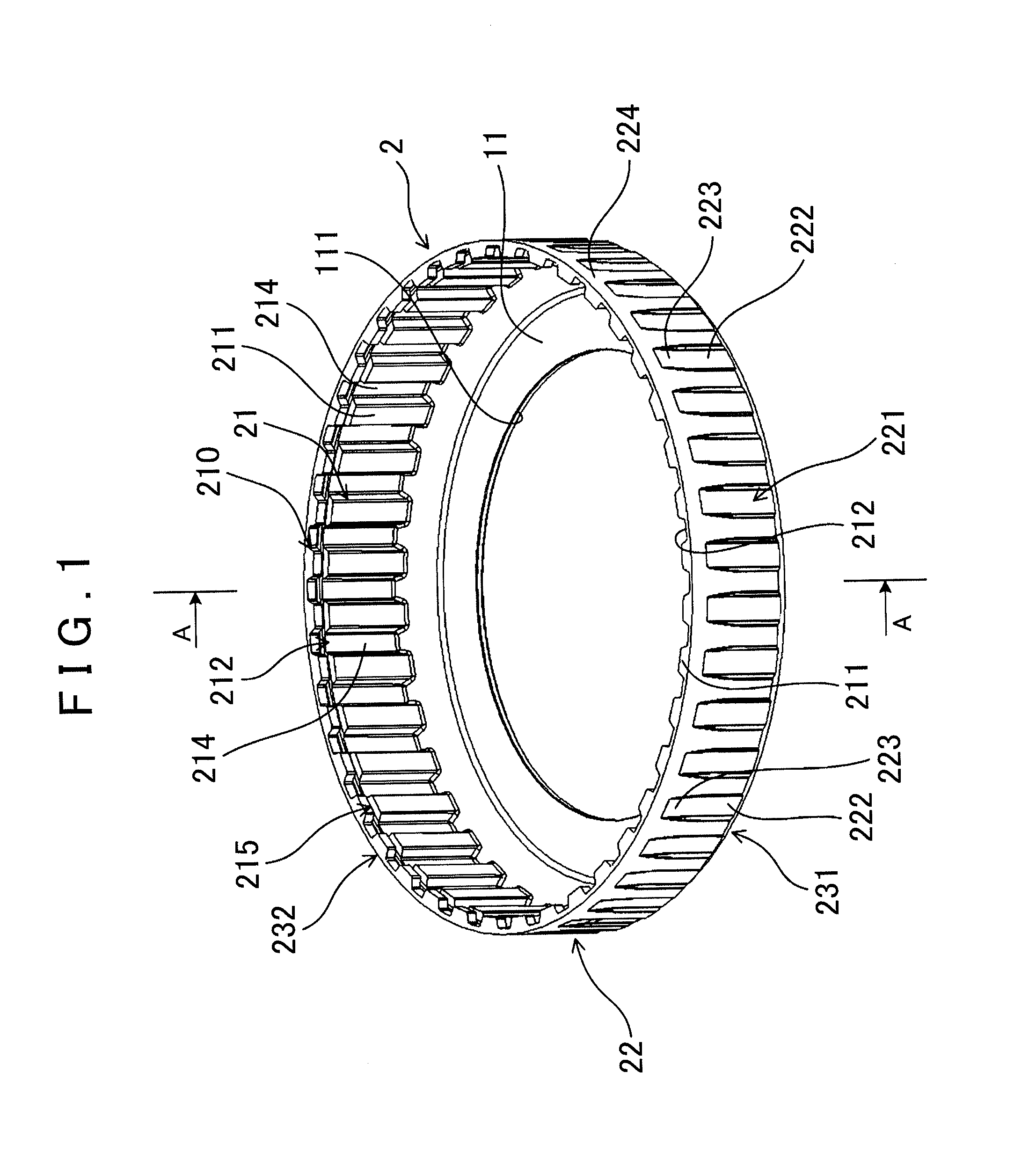 Cup-shaped member including inner peripheral corrugated portion and manufacturing method and manufacturing apparatus for the same