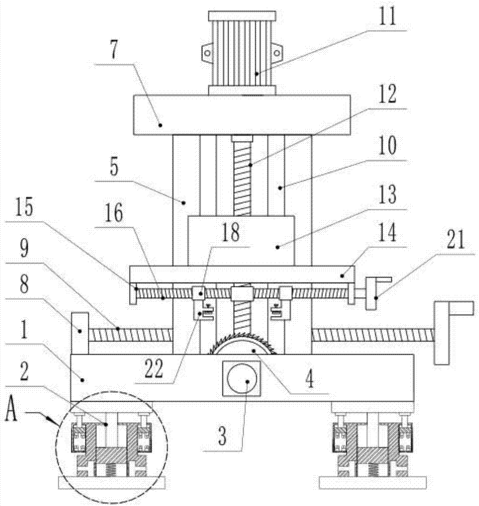 Timber efficient cutting device with noise-reducing function for furniture production