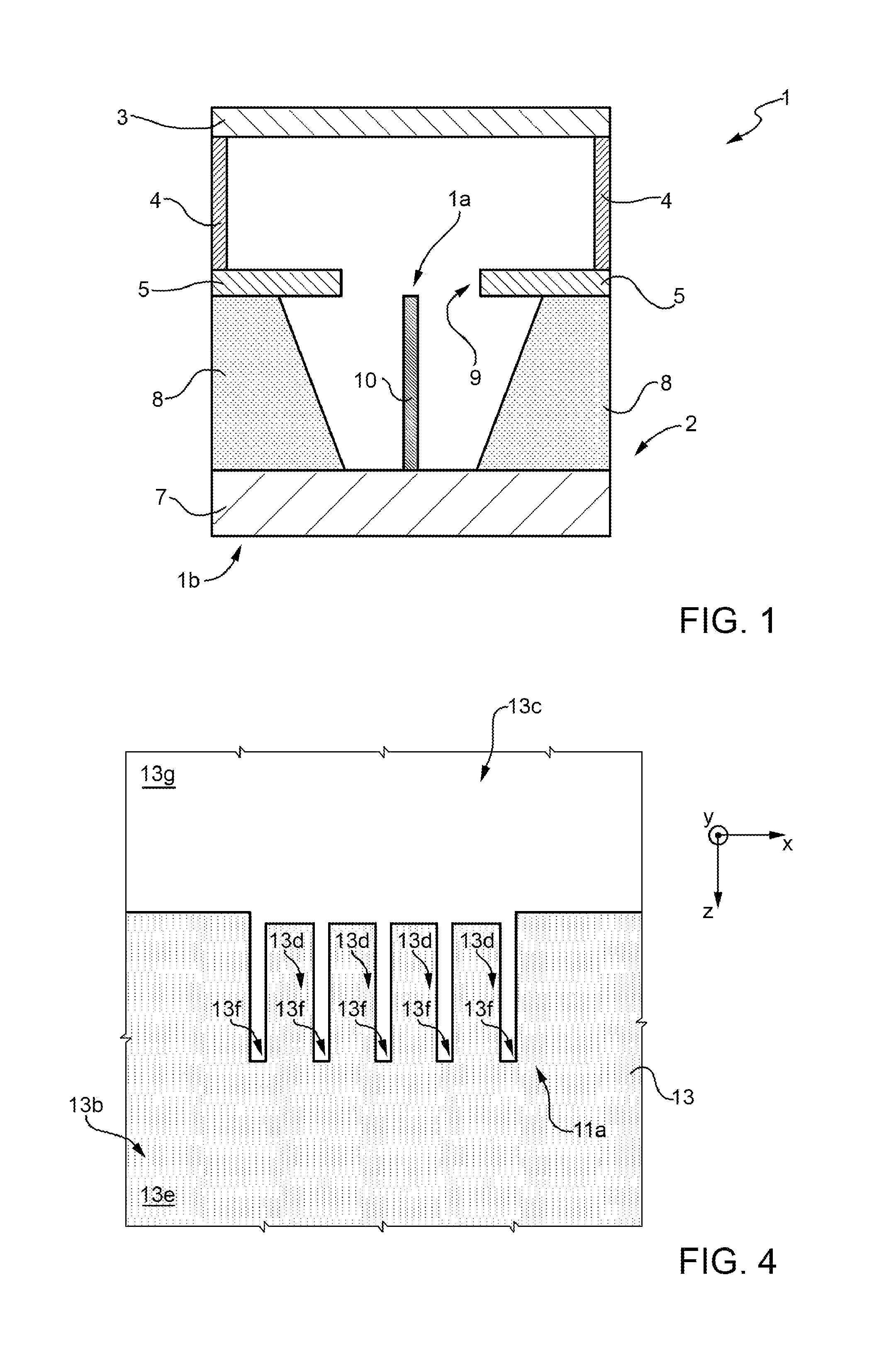 Electron-emitting cold cathode device