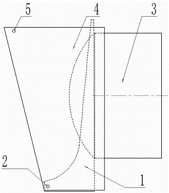 Flow guide non-return device