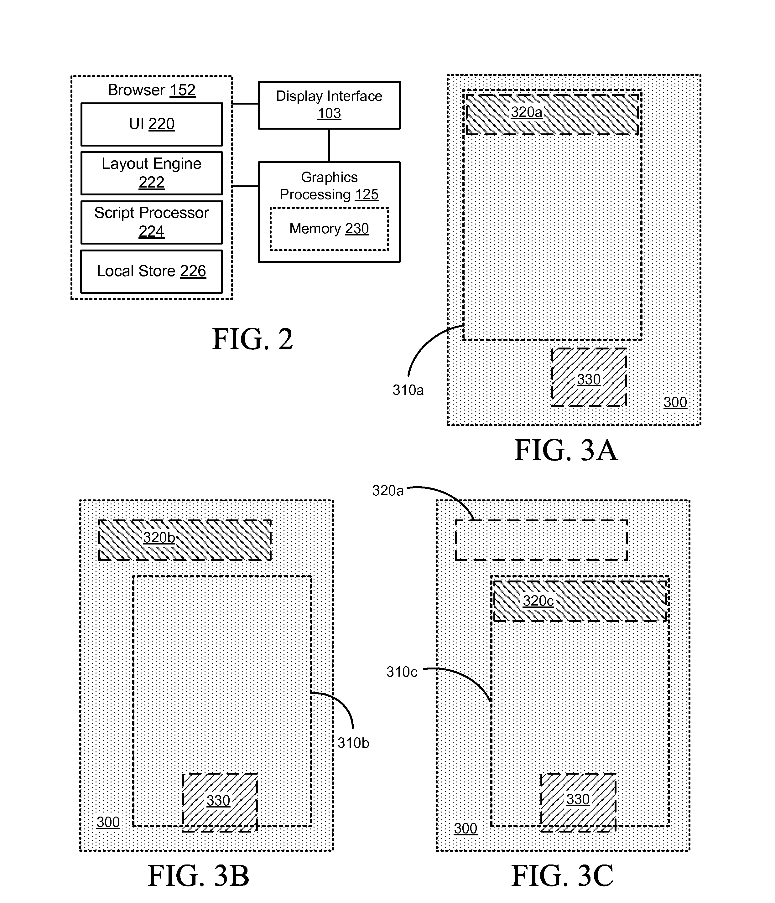 Accelerated compositing of fixed position elements on an electronic device