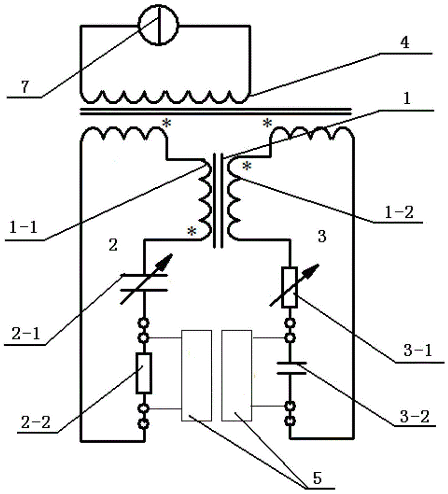 A four-terminal method high-value capacitive impedance measuring device and its measuring method