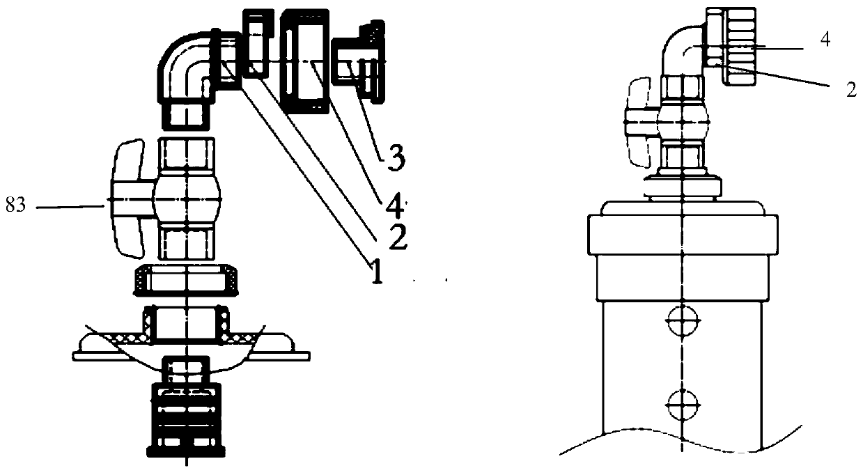 Immersed ultrafiltration membrane equipment with high integration level