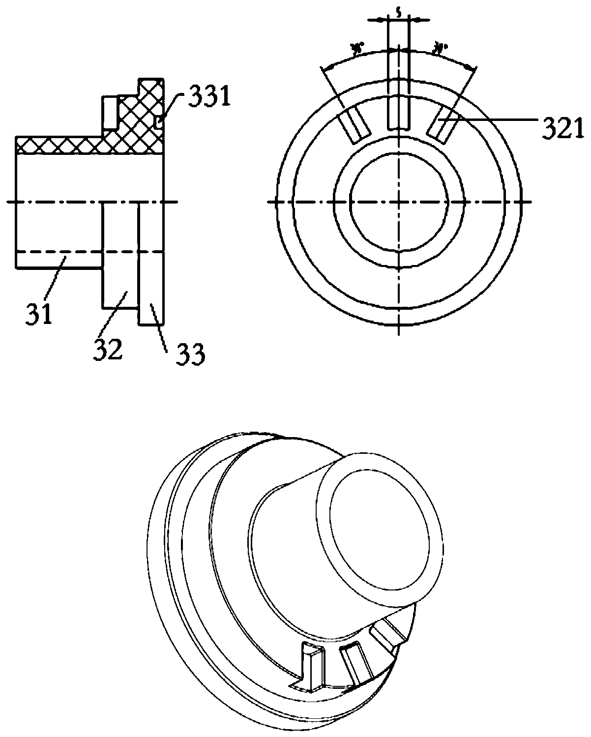 Immersed ultrafiltration membrane equipment with high integration level