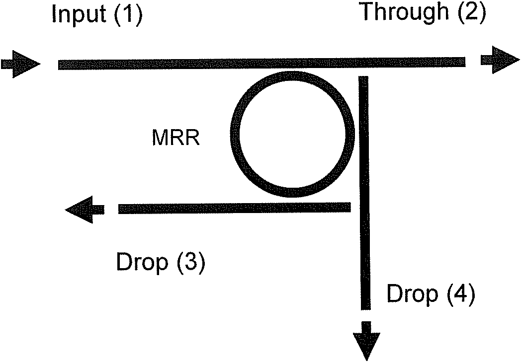 Two-bit optical decoder based on micro-ring resonator