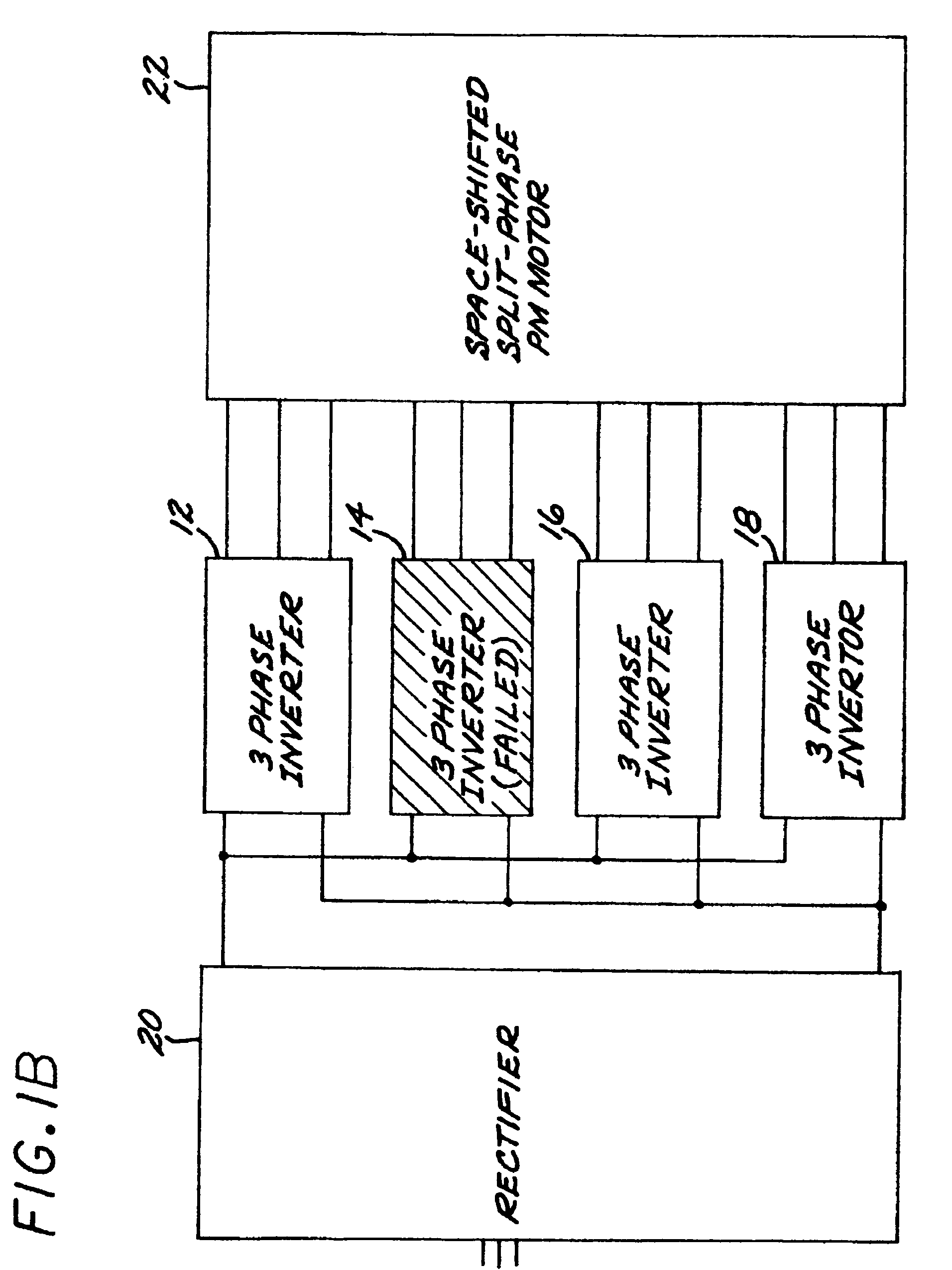 Electric drive system with redundancy