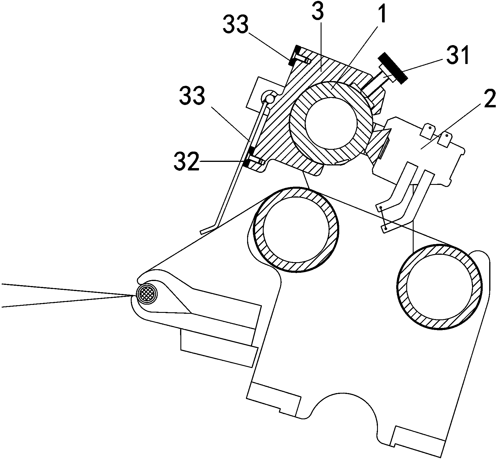 Trademark cutting mechanism