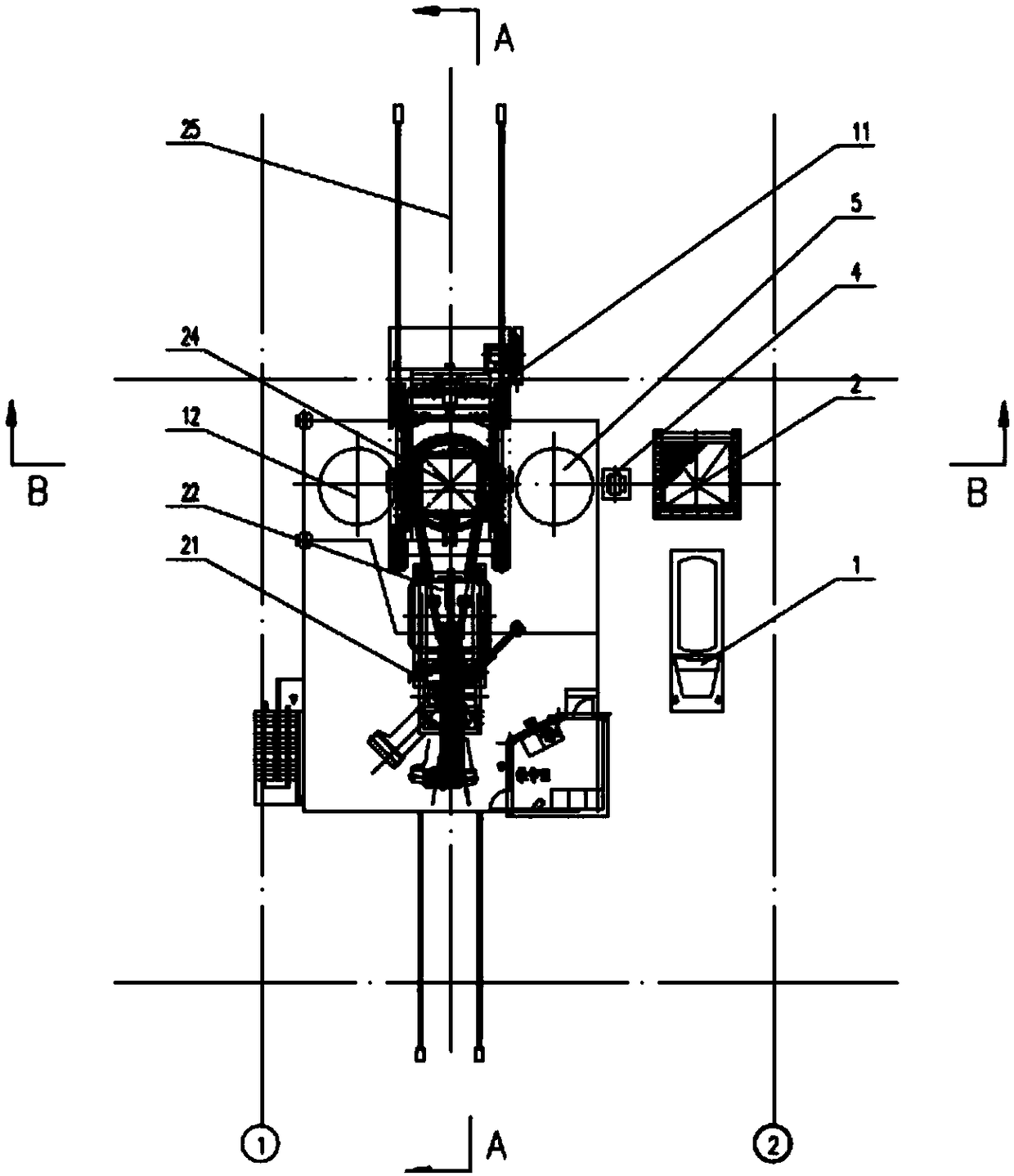 Converter dust removal ash iron recovery system and method based on KR desulfurization station